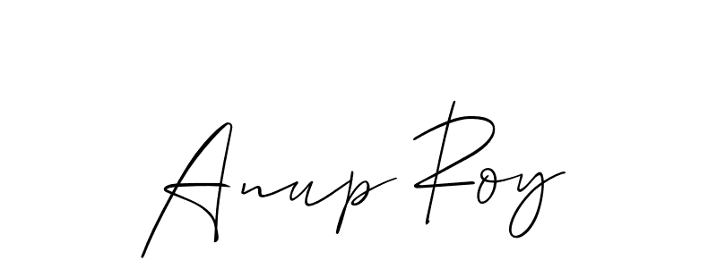 Similarly Allison_Script is the best handwritten signature design. Signature creator online .You can use it as an online autograph creator for name Anup Roy. Anup Roy signature style 2 images and pictures png
