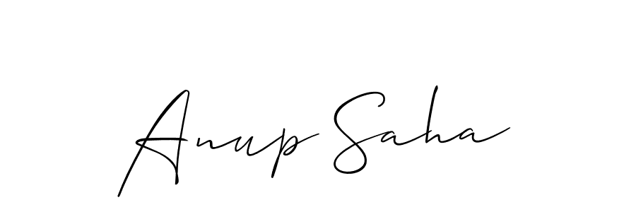 How to Draw Anup Saha signature style? Allison_Script is a latest design signature styles for name Anup Saha. Anup Saha signature style 2 images and pictures png