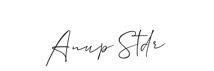 Similarly Allison_Script is the best handwritten signature design. Signature creator online .You can use it as an online autograph creator for name Anup Stdr. Anup Stdr signature style 2 images and pictures png