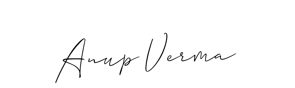 Make a beautiful signature design for name Anup Verma. Use this online signature maker to create a handwritten signature for free. Anup Verma signature style 2 images and pictures png