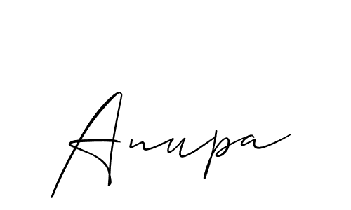 How to make Anupa name signature. Use Allison_Script style for creating short signs online. This is the latest handwritten sign. Anupa signature style 2 images and pictures png