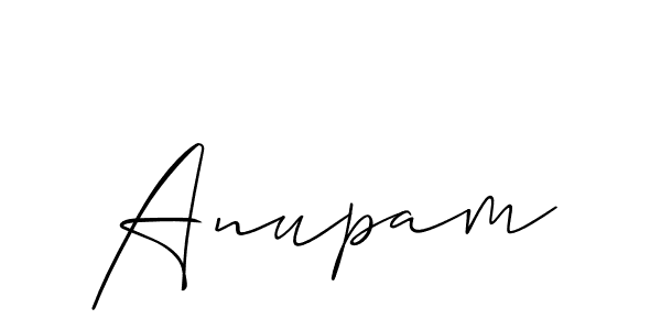 Make a short Anupam signature style. Manage your documents anywhere anytime using Allison_Script. Create and add eSignatures, submit forms, share and send files easily. Anupam signature style 2 images and pictures png