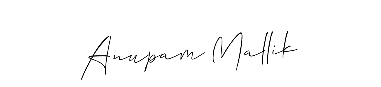 Make a beautiful signature design for name Anupam Mallik. Use this online signature maker to create a handwritten signature for free. Anupam Mallik signature style 2 images and pictures png