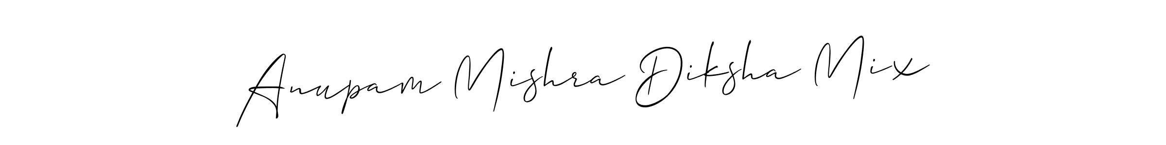 Design your own signature with our free online signature maker. With this signature software, you can create a handwritten (Allison_Script) signature for name Anupam Mishra Diksha Mix. Anupam Mishra Diksha Mix signature style 2 images and pictures png
