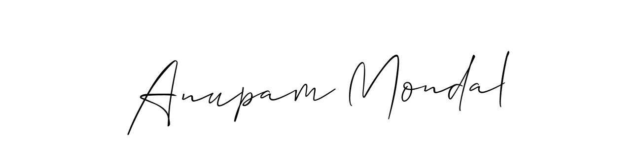 This is the best signature style for the Anupam Mondal name. Also you like these signature font (Allison_Script). Mix name signature. Anupam Mondal signature style 2 images and pictures png