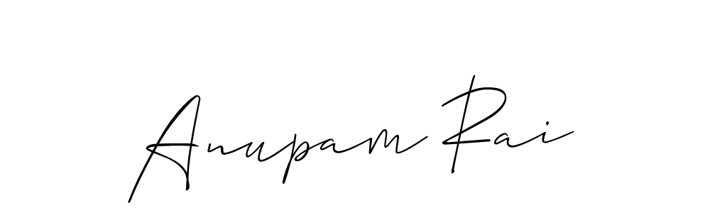 if you are searching for the best signature style for your name Anupam Rai. so please give up your signature search. here we have designed multiple signature styles  using Allison_Script. Anupam Rai signature style 2 images and pictures png