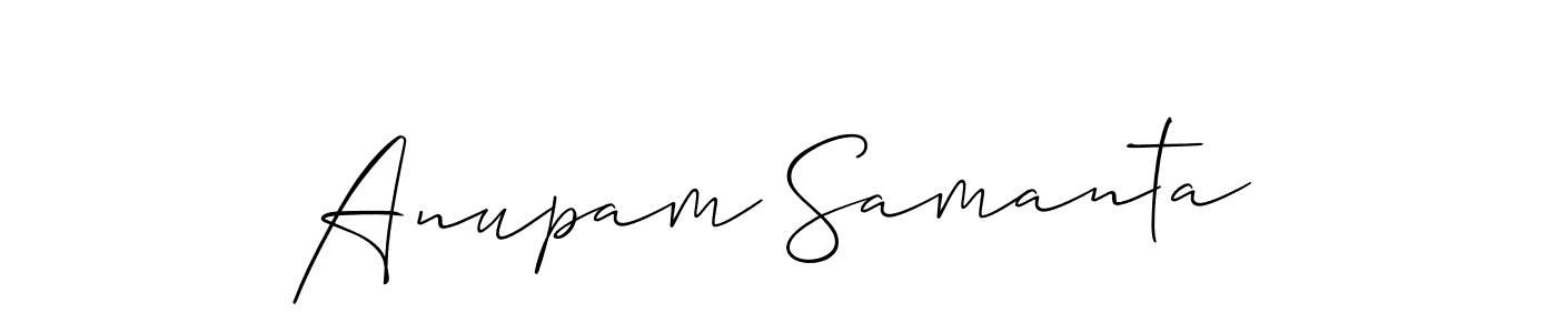 Make a beautiful signature design for name Anupam Samanta. Use this online signature maker to create a handwritten signature for free. Anupam Samanta signature style 2 images and pictures png