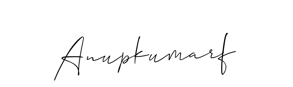 Also we have Anupkumarf name is the best signature style. Create professional handwritten signature collection using Allison_Script autograph style. Anupkumarf signature style 2 images and pictures png