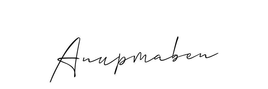 Once you've used our free online signature maker to create your best signature Allison_Script style, it's time to enjoy all of the benefits that Anupmaben name signing documents. Anupmaben signature style 2 images and pictures png