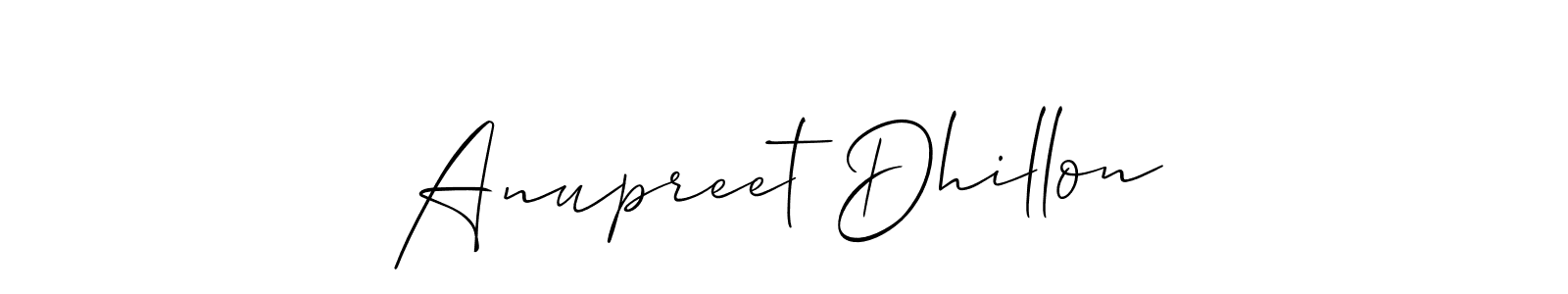 This is the best signature style for the Anupreet Dhillon name. Also you like these signature font (Allison_Script). Mix name signature. Anupreet Dhillon signature style 2 images and pictures png