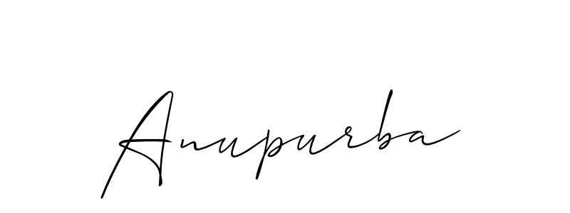 Allison_Script is a professional signature style that is perfect for those who want to add a touch of class to their signature. It is also a great choice for those who want to make their signature more unique. Get Anupurba name to fancy signature for free. Anupurba signature style 2 images and pictures png