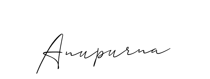 Make a beautiful signature design for name Anupurna. Use this online signature maker to create a handwritten signature for free. Anupurna signature style 2 images and pictures png