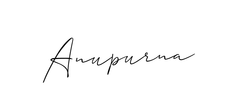 Make a beautiful signature design for name Anupurna. Use this online signature maker to create a handwritten signature for free. Anupurna signature style 2 images and pictures png