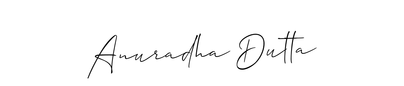 Make a beautiful signature design for name Anuradha Dutta. Use this online signature maker to create a handwritten signature for free. Anuradha Dutta signature style 2 images and pictures png