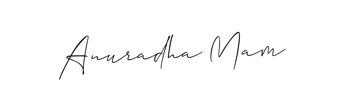 Here are the top 10 professional signature styles for the name Anuradha Mam. These are the best autograph styles you can use for your name. Anuradha Mam signature style 2 images and pictures png