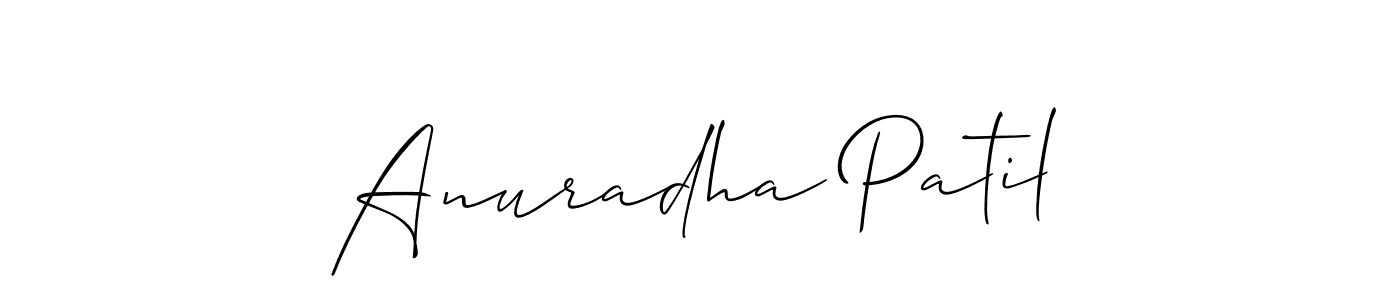 Also You can easily find your signature by using the search form. We will create Anuradha Patil name handwritten signature images for you free of cost using Allison_Script sign style. Anuradha Patil signature style 2 images and pictures png