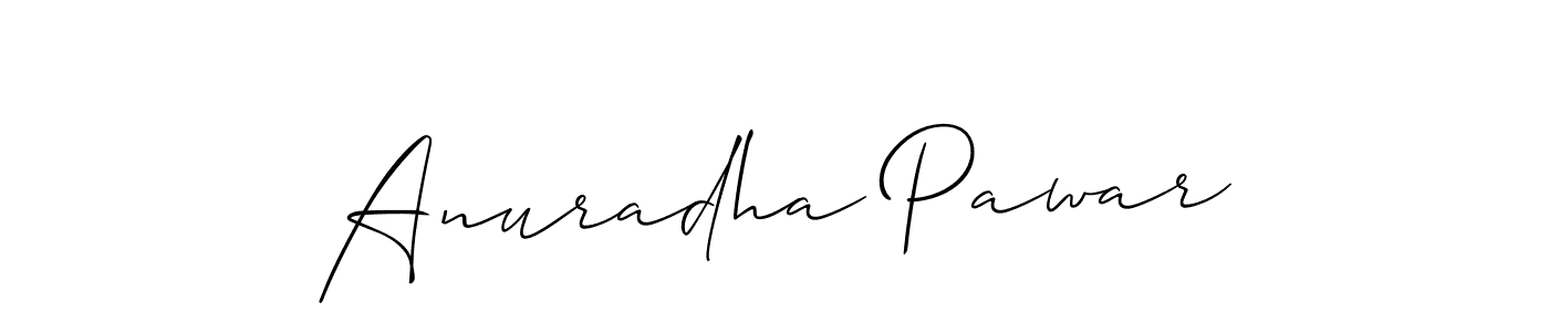 It looks lik you need a new signature style for name Anuradha Pawar. Design unique handwritten (Allison_Script) signature with our free signature maker in just a few clicks. Anuradha Pawar signature style 2 images and pictures png