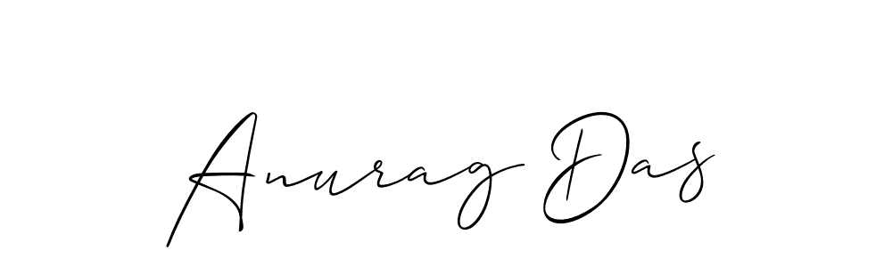 Make a beautiful signature design for name Anurag Das. With this signature (Allison_Script) style, you can create a handwritten signature for free. Anurag Das signature style 2 images and pictures png