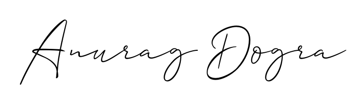 You should practise on your own different ways (Allison_Script) to write your name (Anurag Dogra) in signature. Don't let someone else do it for you. Anurag Dogra signature style 2 images and pictures png