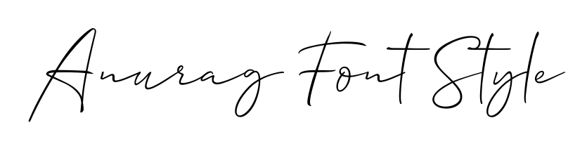 Looking for an artistic signature for Anurag Font Style? The Allison_Script calligraphy style gives a sophisticated flow suitable for business cards and emails. Anurag Font Style signature style 2 images and pictures png