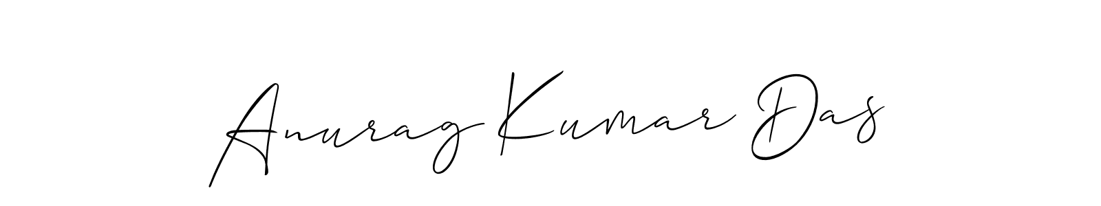 Create a beautiful signature design for name Anurag Kumar Das. With this signature (Allison_Script) fonts, you can make a handwritten signature for free. Anurag Kumar Das signature style 2 images and pictures png