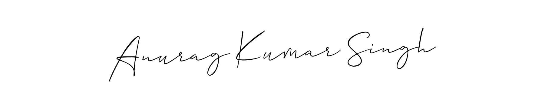 Also You can easily find your signature by using the search form. We will create Anurag Kumar Singh name handwritten signature images for you free of cost using Allison_Script sign style. Anurag Kumar Singh signature style 2 images and pictures png