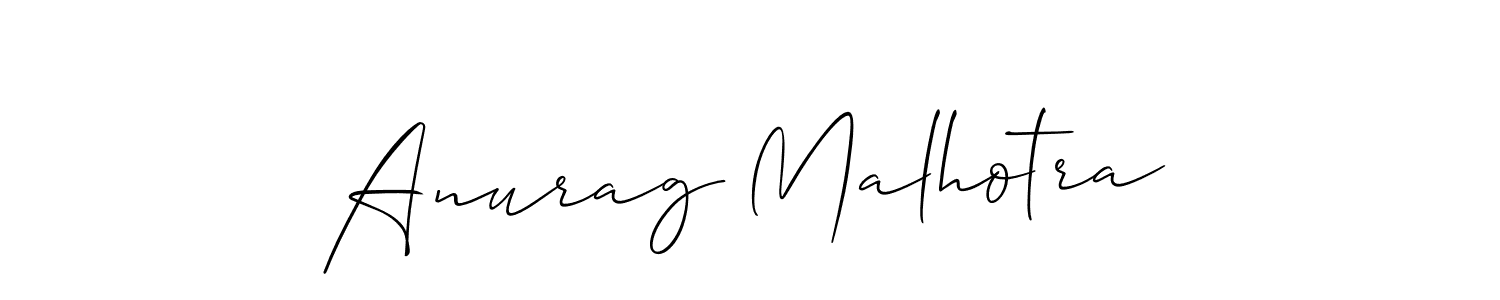 You should practise on your own different ways (Allison_Script) to write your name (Anurag Malhotra) in signature. don't let someone else do it for you. Anurag Malhotra signature style 2 images and pictures png