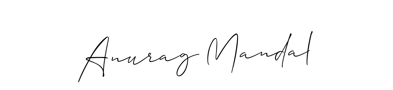 How to Draw Anurag Mandal signature style? Allison_Script is a latest design signature styles for name Anurag Mandal. Anurag Mandal signature style 2 images and pictures png