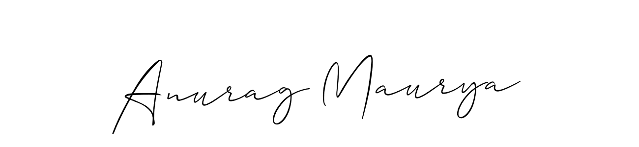 Also You can easily find your signature by using the search form. We will create Anurag Maurya name handwritten signature images for you free of cost using Allison_Script sign style. Anurag Maurya signature style 2 images and pictures png