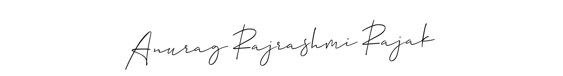 Make a beautiful signature design for name Anurag Rajrashmi Rajak. With this signature (Allison_Script) style, you can create a handwritten signature for free. Anurag Rajrashmi Rajak signature style 2 images and pictures png