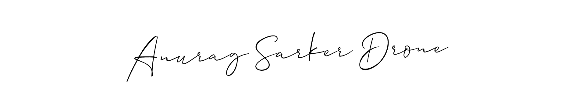 It looks lik you need a new signature style for name Anurag Sarker Drone. Design unique handwritten (Allison_Script) signature with our free signature maker in just a few clicks. Anurag Sarker Drone signature style 2 images and pictures png