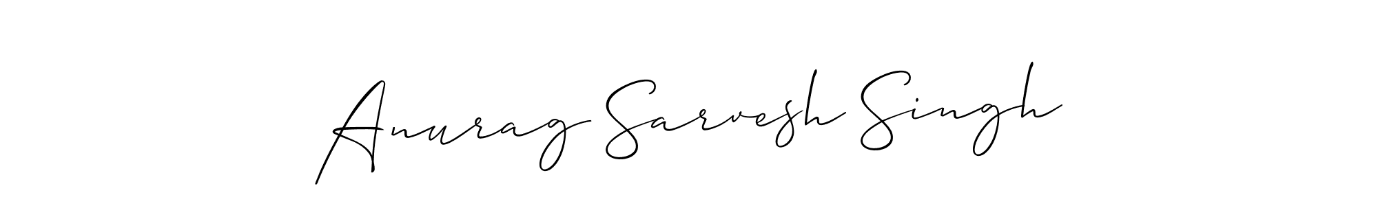 Create a beautiful signature design for name Anurag Sarvesh Singh. With this signature (Allison_Script) fonts, you can make a handwritten signature for free. Anurag Sarvesh Singh signature style 2 images and pictures png