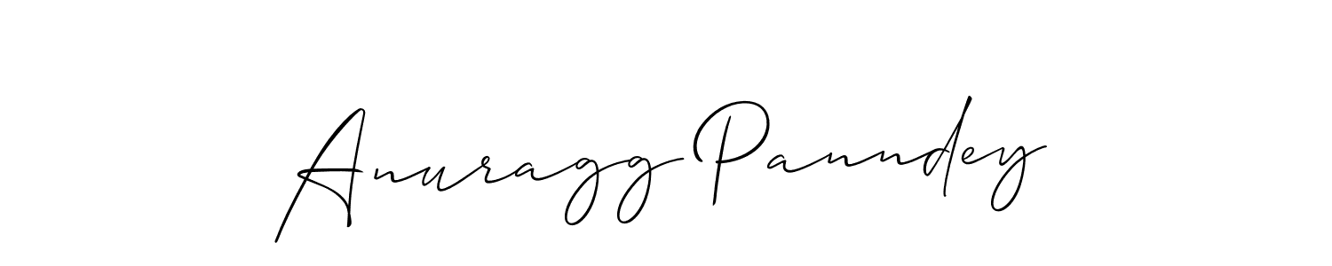 This is the best signature style for the Anuragg Panndey name. Also you like these signature font (Allison_Script). Mix name signature. Anuragg Panndey signature style 2 images and pictures png