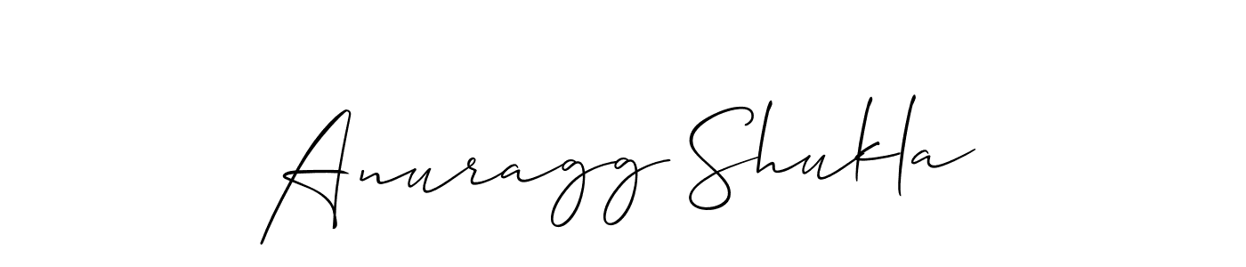 You should practise on your own different ways (Allison_Script) to write your name (Anuragg Shukla) in signature. don't let someone else do it for you. Anuragg Shukla signature style 2 images and pictures png
