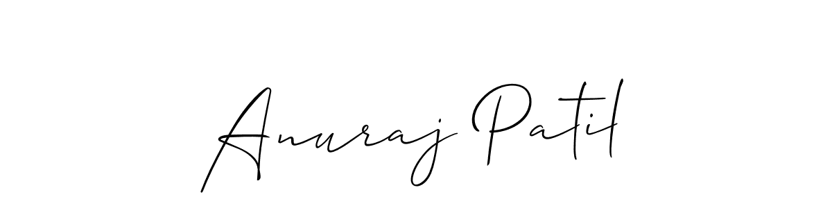 Design your own signature with our free online signature maker. With this signature software, you can create a handwritten (Allison_Script) signature for name Anuraj Patil. Anuraj Patil signature style 2 images and pictures png