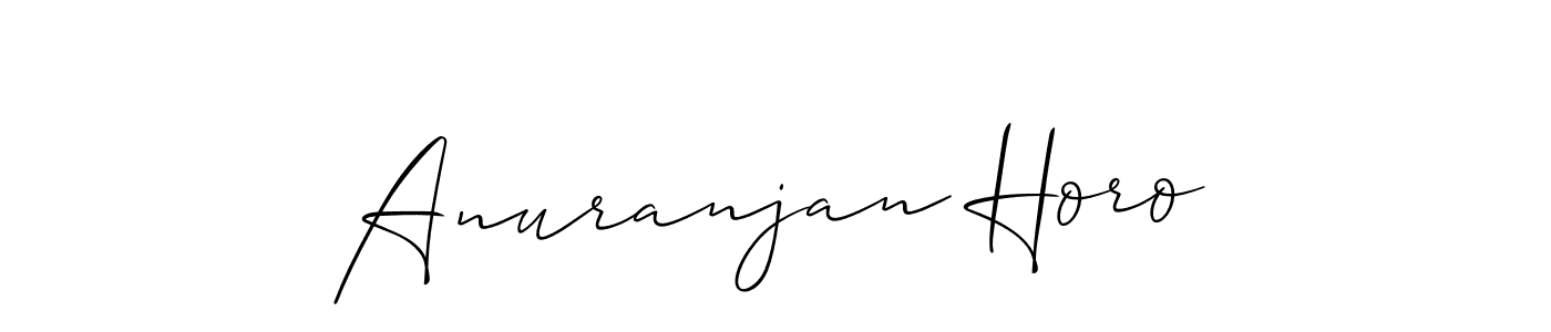 How to Draw Anuranjan Horo signature style? Allison_Script is a latest design signature styles for name Anuranjan Horo. Anuranjan Horo signature style 2 images and pictures png