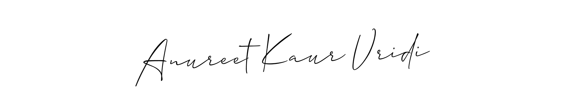 Here are the top 10 professional signature styles for the name Anureet Kaur Vridi. These are the best autograph styles you can use for your name. Anureet Kaur Vridi signature style 2 images and pictures png