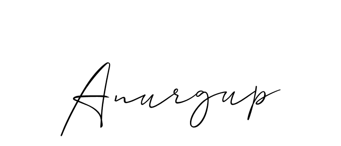Best and Professional Signature Style for Anurgup. Allison_Script Best Signature Style Collection. Anurgup signature style 2 images and pictures png
