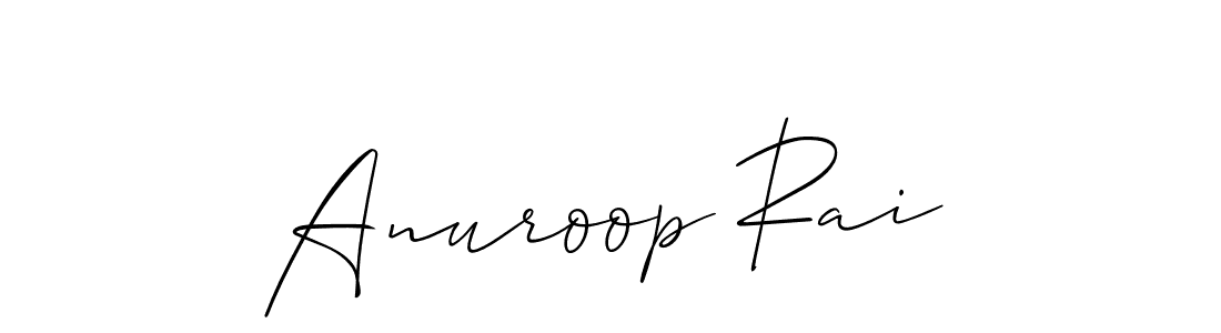 How to Draw Anuroop Rai signature style? Allison_Script is a latest design signature styles for name Anuroop Rai. Anuroop Rai signature style 2 images and pictures png