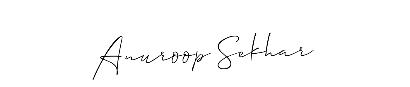 Make a beautiful signature design for name Anuroop Sekhar. Use this online signature maker to create a handwritten signature for free. Anuroop Sekhar signature style 2 images and pictures png