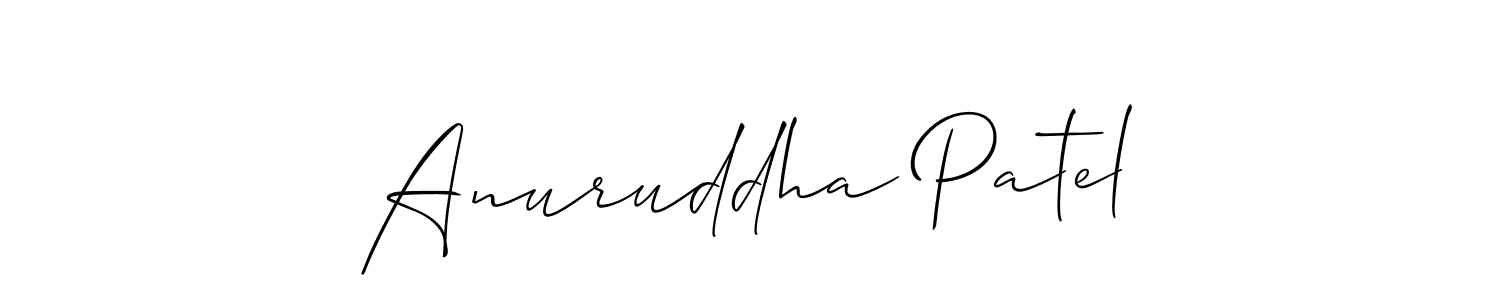 Make a beautiful signature design for name Anuruddha Patel. Use this online signature maker to create a handwritten signature for free. Anuruddha Patel signature style 2 images and pictures png
