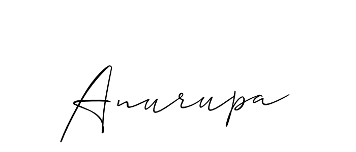 Anurupa stylish signature style. Best Handwritten Sign (Allison_Script) for my name. Handwritten Signature Collection Ideas for my name Anurupa. Anurupa signature style 2 images and pictures png