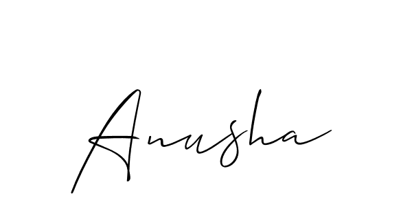 Make a beautiful signature design for name Anusha. Use this online signature maker to create a handwritten signature for free. Anusha signature style 2 images and pictures png