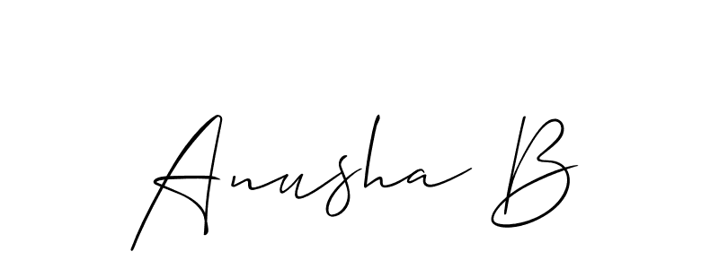 Here are the top 10 professional signature styles for the name Anusha B. These are the best autograph styles you can use for your name. Anusha B signature style 2 images and pictures png