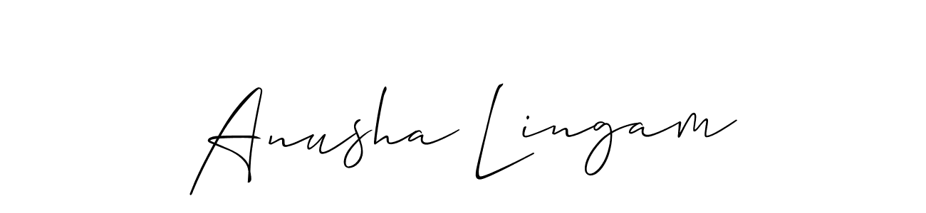 Check out images of Autograph of Anusha Lingam name. Actor Anusha Lingam Signature Style. Allison_Script is a professional sign style online. Anusha Lingam signature style 2 images and pictures png