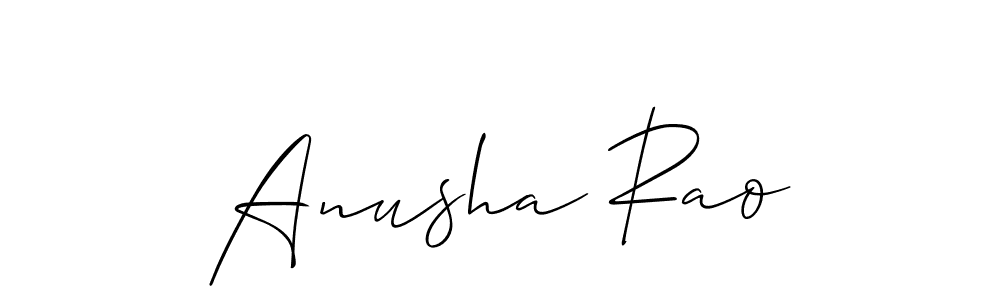 Make a beautiful signature design for name Anusha Rao. Use this online signature maker to create a handwritten signature for free. Anusha Rao signature style 2 images and pictures png