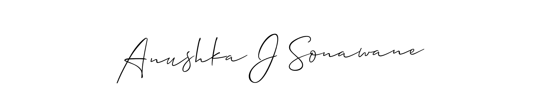 Here are the top 10 professional signature styles for the name Anushka J Sonawane. These are the best autograph styles you can use for your name. Anushka J Sonawane signature style 2 images and pictures png