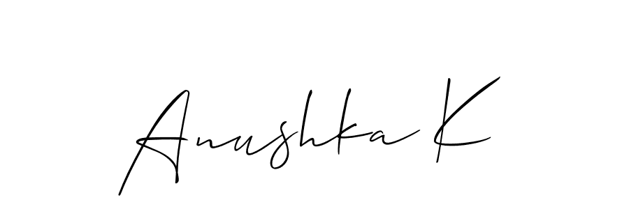 See photos of Anushka K official signature by Spectra . Check more albums & portfolios. Read reviews & check more about Allison_Script font. Anushka K signature style 2 images and pictures png