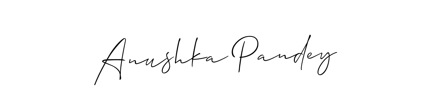 Make a beautiful signature design for name Anushka Pandey. Use this online signature maker to create a handwritten signature for free. Anushka Pandey signature style 2 images and pictures png