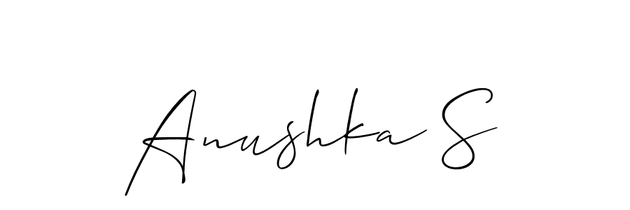This is the best signature style for the Anushka S name. Also you like these signature font (Allison_Script). Mix name signature. Anushka S signature style 2 images and pictures png
